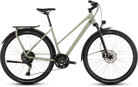 Ciclism - BICICLETA CUBE KATHMANDU EXC TRAPEZE PEA GREY 2026 54 cm