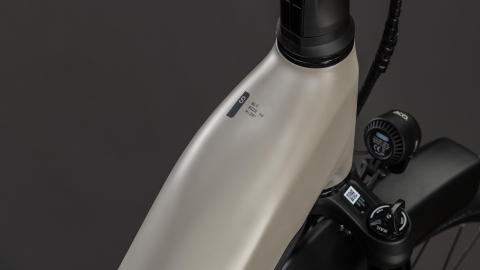 BICICLETA CUBE KATHMANDU HYBRID ONE11 HPC SLT 800 EASY ENTRY GLINTSAND OATGREY 2026 46 cm [1]