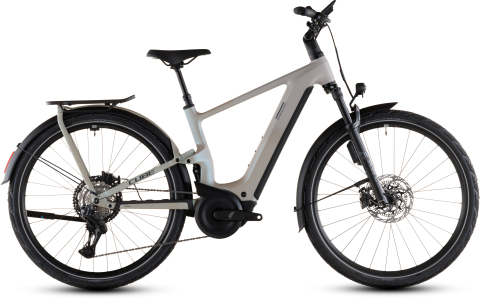 Biciclete - BICICLETA CUBE KATHMANDU HYBRID ONE11 HPC SLT 800 GLINTSAND OATGREY 2026 54 cm