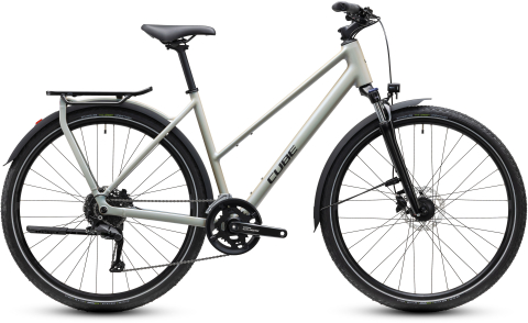 Ciclism - BICICLETA CUBE KATHMANDU ONE TRAPEZE GLINTSAND BLACK 2027 54 cm