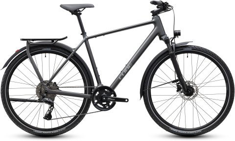 Ciclism - BICICLETA CUBE KATHMANDU PRO SLABGREY CHROME 2027 58 cm