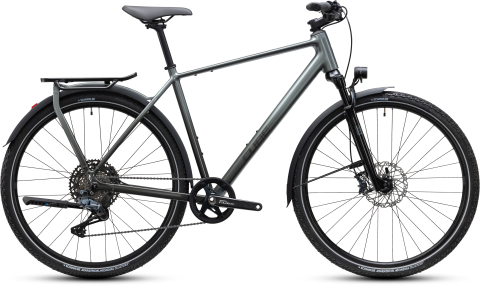 Ciclism - BICICLETA CUBE KATHMANDU SLT FLASHGREY CHROME 2027 46 cm