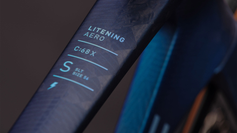 BICICLETA CUBE LITENING AERO C:68X SLT ATLANTISGRID ICE 2026 58 cm [2]