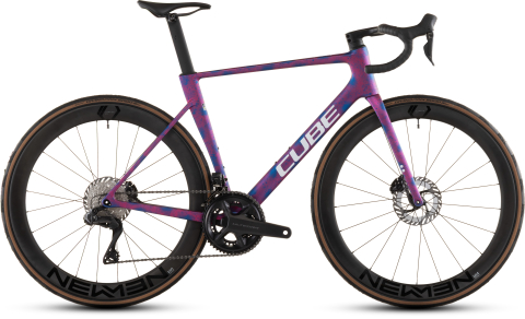 Ciclism - BICICLETA CUBE LITENING AIR C:68X RACE DAZZLEPINK BLUE 2026 50 cm