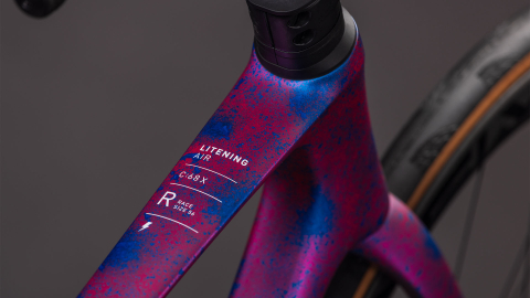 BICICLETA CUBE LITENING AIR C:68X RACE DAZZLEPINK BLUE 2026 58 cm [1]