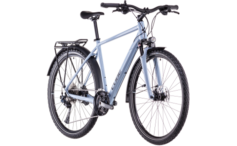 BICICLETA CUBE NATURE EXC ALLROAD PIGEONBLUE BLACK 2025 58 cm [1]