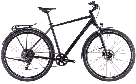 Biciclete - BICICLETA CUBE NATURE ONE ALLROAD BLACK BLACK 2025 58 cm