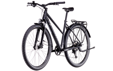 BICICLETA CUBE NATURE ONE ALLROAD TRAPEZE BLACK BLACK 2025 M (54 cm) [3]