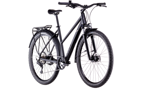 BICICLETA CUBE NATURE ONE ALLROAD TRAPEZE BLACK BLACK 2025 S (50 cm) [1]