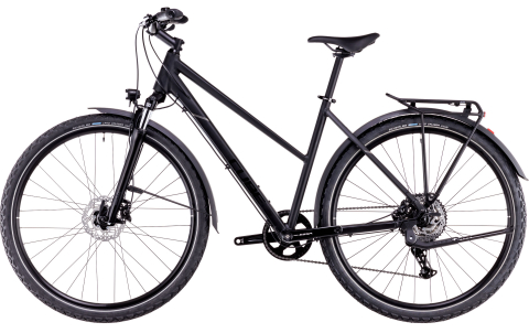 BICICLETA CUBE NATURE ONE ALLROAD TRAPEZE BLACK BLACK 2025 S (50 cm) [4]