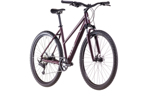 BICICLETA CUBE NATURE ONE TRAPEZE AMARONE LUNAR 2025 50 cm [1]