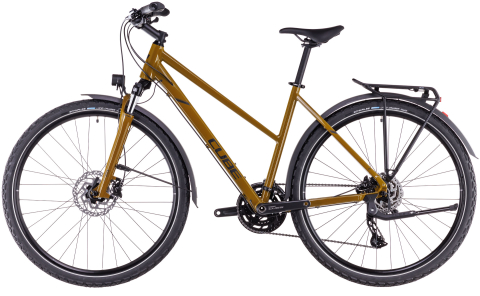 BICICLETA CUBE NATURE PRO ALLROAD TRAPEZE WILLOWGREEN BLACK 2025 M (54 cm) [4]