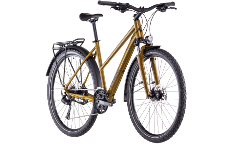 BICICLETA CUBE NATURE PRO ALLROAD TRAPEZE WILLOWGREEN BLACK 2025 S (50 cm) [1]