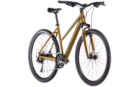 BICICLETA CUBE NATURE PRO TRAPEZE WILLOWGREEN BLACK 2025 S (50 cm) [1]