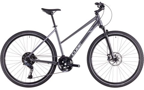 Biciclete - BICICLETA CUBE NATURE SLX TRAPEZE GRAPHITE FOSSIL 2025 M (54 cm)