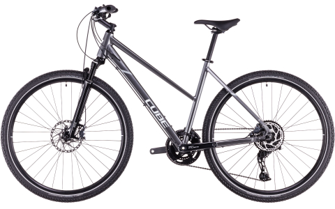 BICICLETA CUBE NATURE SLX TRAPEZE GRAPHITE FOSSIL 2025 M (54 cm) [4]