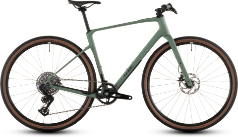 Ciclism - BICICLETA CUBE NULANE C:62 SLT GREENSMOOTHIE GREEN 2026 50 cm