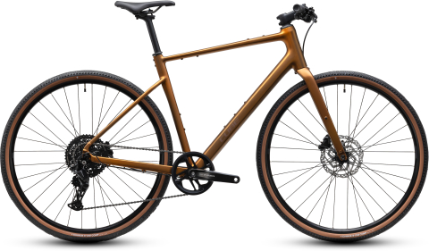 BICICLETA CUBE NULANE ONE METALLICCARAMEL BROWN 2027 XL [0]
