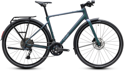 Ciclism - BICICLETA CUBE NULANE RACE FE SMARAGDGREY PRIZM 2027 S