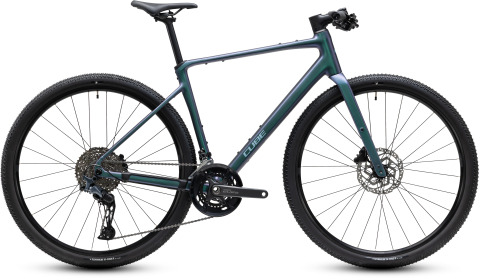 Ciclism - BICICLETA CUBE NULANE RACE SMARAGDGREY PRIZM 2027 M