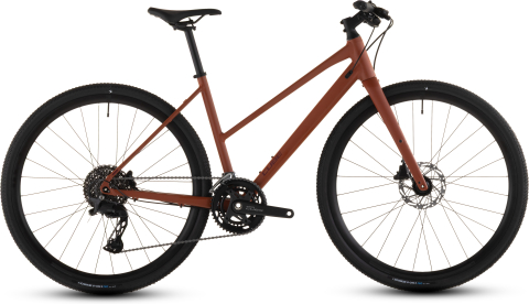 Ciclism - BICICLETA CUBE NULANE RACE TRAPEZE AMBER BLACK 2026 47 cm