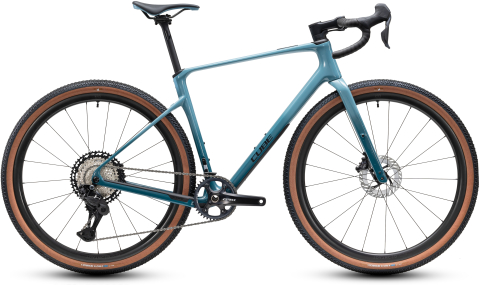 Ciclism - BICICLETA CUBE NUROAD C:62 EX SURFBLUE BLACK 2027 XS