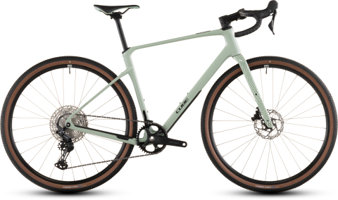 Ciclism - BICICLETA CUBE NUROAD C:62 ONE ALOEGREEN BLACK 2026 M