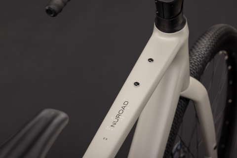 BICICLETA CUBE NUROAD EX OATGREY BLACK 2027 cadru M - roti 28 [1]