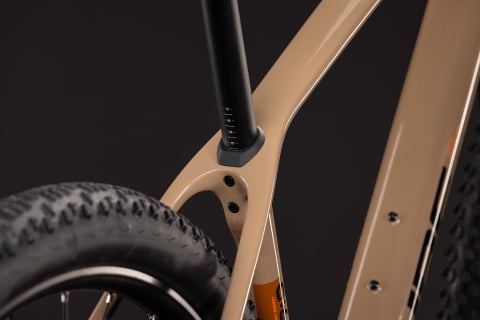 BICICLETA CUBE REACTION C:62 ONE CAPPUCCINO BLACK 2027 cadru M (17") - roti 29 [2]