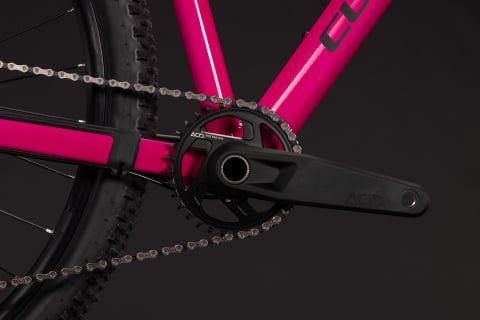 BICICLETA CUBE REACTION PRO FUCHSIA BLACK 2027 cadru XL (22") - roti 29 [3]