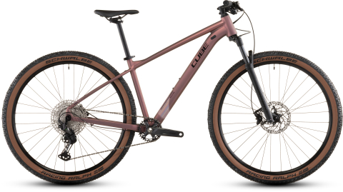 Biciclete mountain bike (MTB) - BICICLETA CUBE REACTION PRO SHIFTBLUSH BLACK 2026 cadru M (17") - roti 29