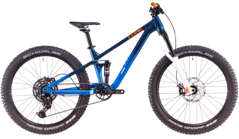 Biciclete - BICICLETA CUBE STEREO 240 ONE ACTIONTEAM 2025 roti 24"