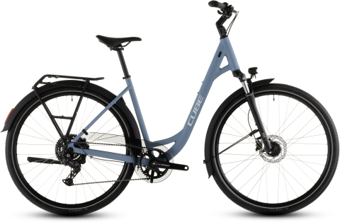 Ciclism - BICICLETA CUBE TOURING ONE EASY ENTRY BLUEBIRD GREY 2026 50 cm