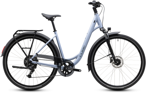 Ciclism - BICICLETA CUBE TOURING ONE EASY ENTRY SILVERBLUE REFLEX 2027 50 cm