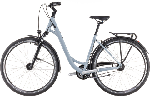 BICICLETA CUBE TOWN ONE EASY ENTRY POLARGREY WHITE 2025 49 cm [4]