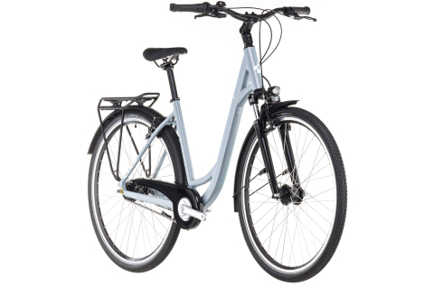 BICICLETA CUBE TOWN ONE EASY ENTRY POLARGREY WHITE 2025 49 cm [1]