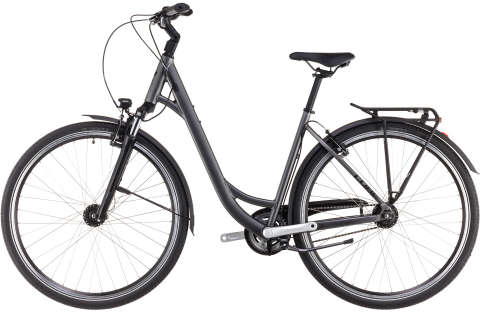 BICICLETA CUBE TOWN ONE EASY ENTRY SLATEBLACK LUNAR 2025 49 cm [4]