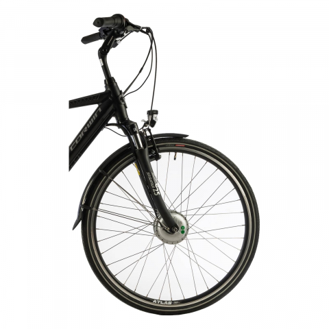 Bicicleta Electrica Corwin 28321 - 28 Inch, 490 mm, Negru mat [1]