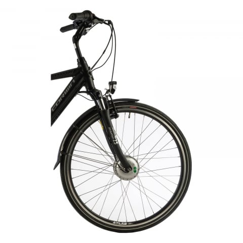 Bicicleta Electrica Corwin 28321 - 28 Inch, 530 mm, Negru mat [1]