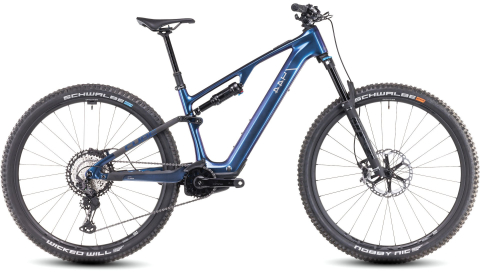 Biciclete - BICICLETA ELECTRICA CUBE AMS HYBRID ONE44 C:68X SLX 400X 29 DEEPCOBALT/N/BLACK S
