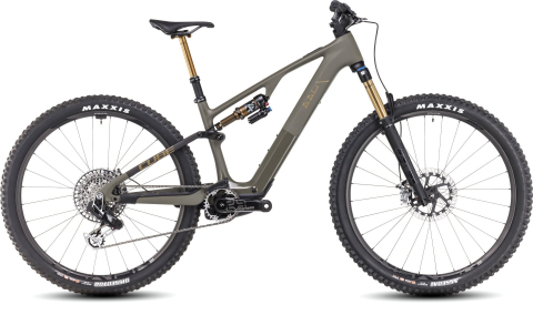 Biciclete - BICICLETA ELECTRICA CUBE AMS HYBRID ONE44 C:68X SUPER TM 400X 29 DUSTYOLIVE/N/GOLD M