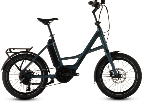 Ciclism - BICICLETA ELECTRICA CUBE COMPACT HYBRID 545 ROYALGREEN BLACK 2026 One Size