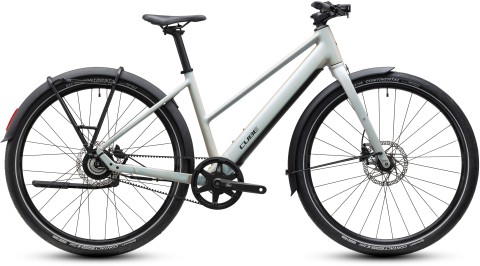Ciclism - BICICLETA ELECTRICA CUBE EDITOR HYBRID PRO 360 FE TRAPEZE GLINTSAND BLACK 2027 54 cm