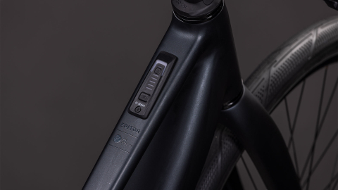 BICICLETA ELECTRICA CUBE EDITOR HYBRID PRO 400X TRAPEZE COAL PRISM 2026 50 cm [1]