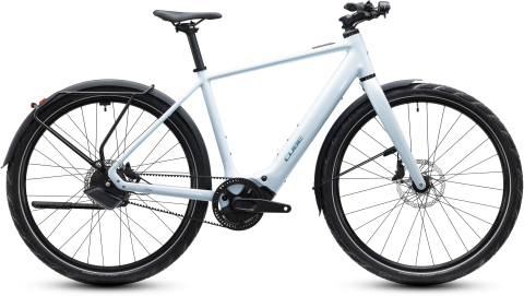 Ciclism - BICICLETA ELECTRICA CUBE EDITOR HYBRID SLT 400X FE GLACIER PRIZM 2027 58 cm