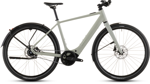 Biciclete - BICICLETA ELECTRICA CUBE EDITOR HYBRID SLX 400X FE REEDBEIGE CHROME 2026 54 cm