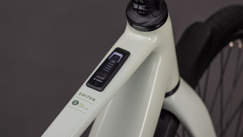 BICICLETA ELECTRICA CUBE EDITOR HYBRID SLX 400X FE REEDBEIGE CHROME 2026 58 cm [1]