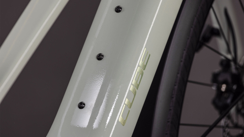 BICICLETA ELECTRICA CUBE EDITOR HYBRID SLX 400X FE TRAPEZE REEDBEIGE CHROME 2026 58 cm [2]