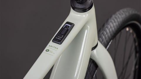 BICICLETA ELECTRICA CUBE EDITOR HYBRID SLX 400X REEDBEIGE CHROME 2026 58 cm [1]