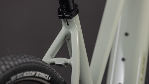 BICICLETA ELECTRICA CUBE EDITOR HYBRID SLX 400X TRAPEZE REEDBEIGE CHROME 2026 50 cm [3]